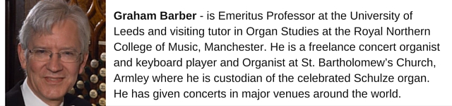 Graham Barber, organist