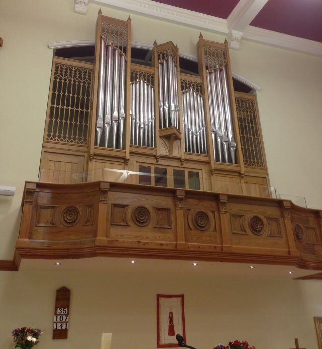 Main Organ case, Normanton Baptist Church