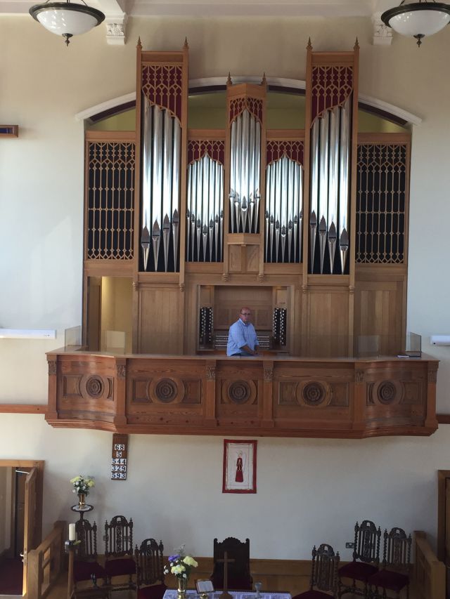 Normanton Baptist Church digital church organ