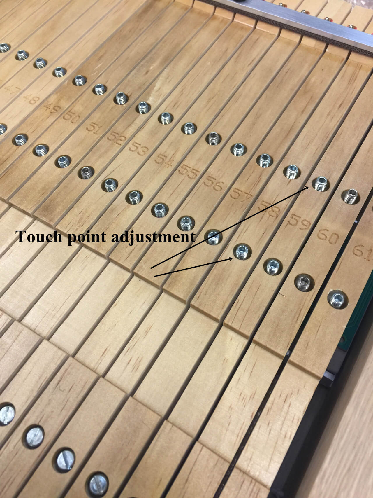 P&S Keyboard touch point adjustments