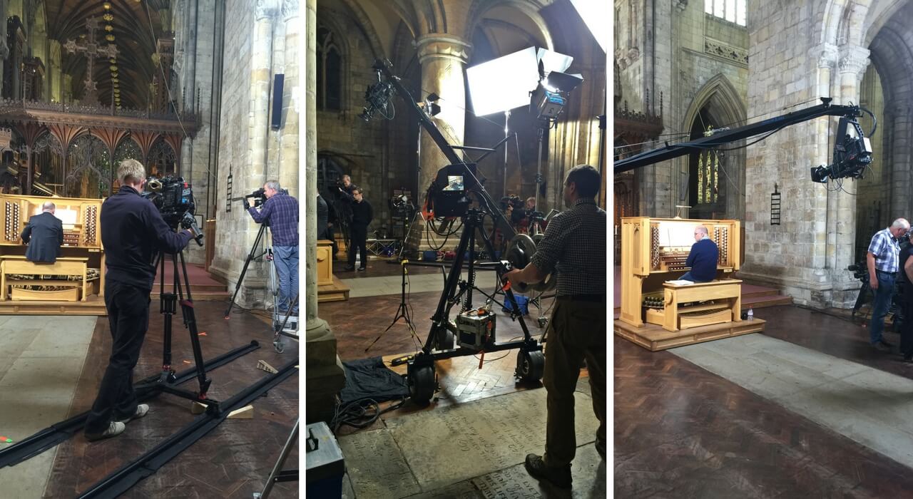 Selby Abbey DVD - Filming