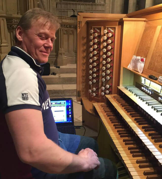 Canterbury Cathedral - Jeremy at Regent Classic Organ Console