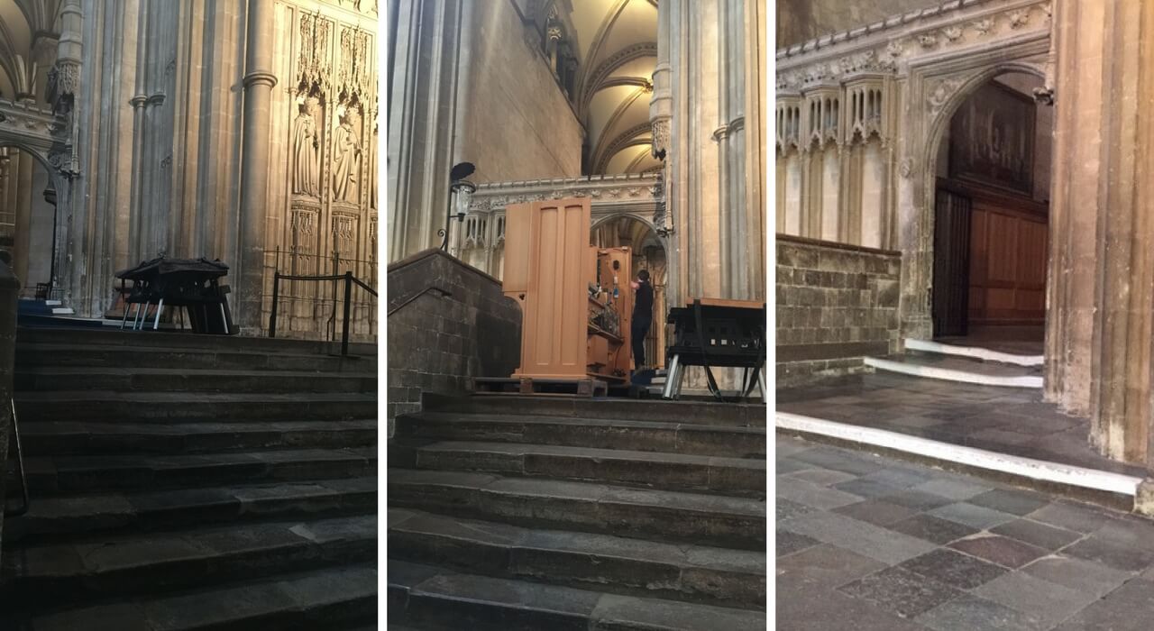 Canterbury Cathedral - Trestles waiting