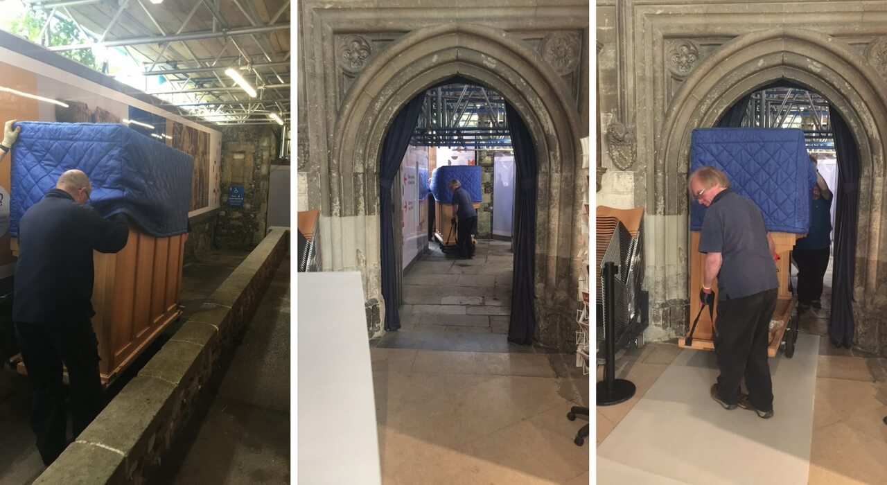 Bringing the Regent Classic Organ into Canterbury Cathedral