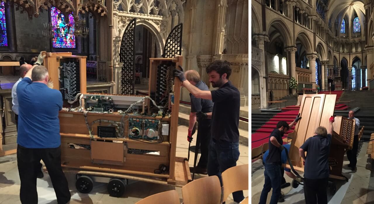 Regent Classic Organ moving into Canterbury Quire