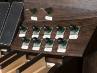 Skinner Style Organ – pedal board felts