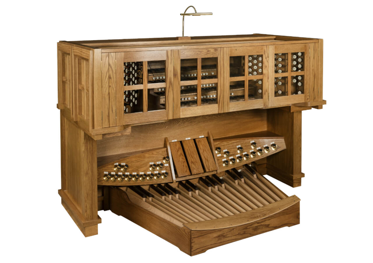 Wellington Cathedral Organ – closed doors