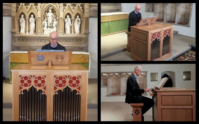 Henry Purcell video recorded on Regent Classic Chamber Organ