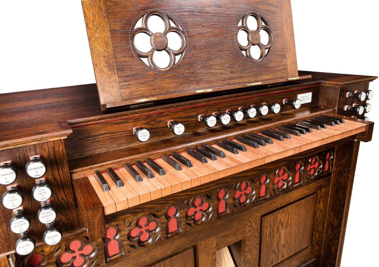 Chamber Organ keyboard