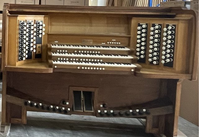 Denstone College organ before rebuild