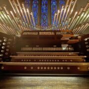 Skinner Organ Console in gallery