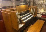 Organ Console St Mary's Mulberry Street in Manchester