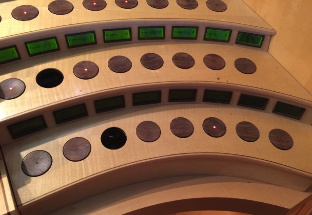 Sheldonian theatre digital organ stops