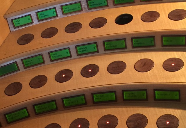 Sheldonian theatre digital organ stops