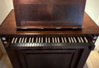 Worcester College Chamber Organ front view from above