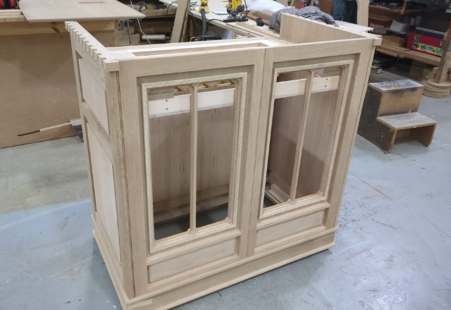 Work in progress front view