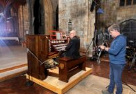 Joseph Nolan preparation for Alkan recording